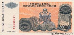 5000000 Dinara KROATIEN  1993 P.R24 ST