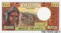 1000 Francs YIBUTI  1991 P.37d FDC