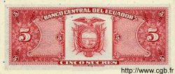 5 Sucres ECUADOR  1988 P.113d UNC