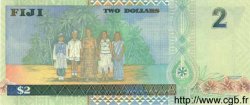 2 Dollars FIJI  1996 P.096b UNC