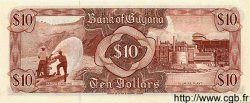 10 Dollars GUYANA  1989 P.23d FDC