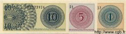 1 Sen, 5 Sen et 10 Sen INDONESIA  1964 P.090, 091 et 092 FDC