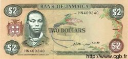 2 Dollars JAMAICA  1993 P.69e UNC