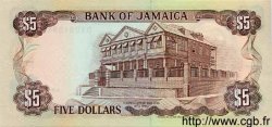 5 Dollars JAMAICA  1992 P.70d SC+