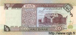 1/2 Dinar JORDAN  1997 P.28b UNC