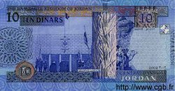 10 Dinars JORDANIE  2002 P.36a NEUF