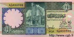 1/4 Dinar LIBYA  1991 P.57c UNC