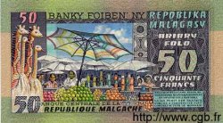 50 Francs - 10 Ariary MADAGASKAR  1974 P.062 ST