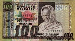 100 Francs - 20 Ariary MADAGASCAR  1974 P.063 UNC
