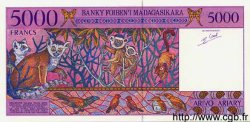 5000 Francs / 1000 Ariary MADAGASKAR  1995 P.078 ST
