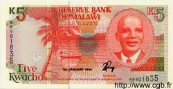 5 Kwacha MALAWI  1994 P.24b UNC