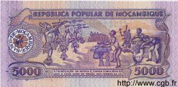 5000 Meticais MOZAMBICO  1989 P.133 FDC