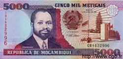 5000 Meticais MOZAMBIQUE  1991 P.136 UNC