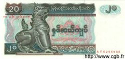 20 Kyats MYANMAR  1994 P.72 ST
