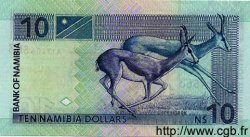 10 Namibia Dollars NAMIBIA  2001 P.04bA FDC