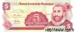5 Centavos De Cordoba NICARAGUA  1991 P.168 UNC