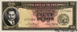 50 Pesos FILIPPINE  1949 P.138d q.FDC
