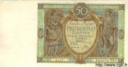 50 Zlotych POLONIA  1929 P.071 q.AU