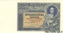 20 Zlotych POLAND  1931 P.073 UNC
