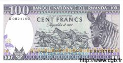 100 Francs RUANDA  1989 P.19 ST