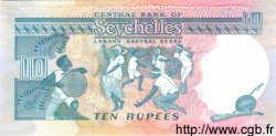 10 Rupees SEYCHELLES  1989 P.32 FDC