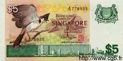 5 Dollars SINGAPORE  1976 P.10 UNC