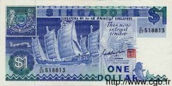 1 Dollar SINGAPUR  1987 P.18a fST