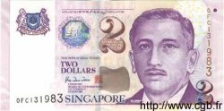 2 Dollars SINGAPORE  1999 P.38 UNC