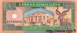 5 Shillings / 5 Shilin SOMALILAND  1994 P.01a UNC