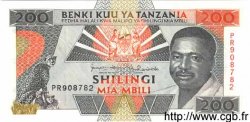 200 Shilingi TANZANIA  1993 P.25b UNC