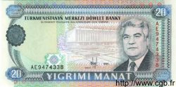 20 Manat TURKMENISTáN  1995 P.04b FDC