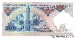500 Lira TURKEY  1984 P.195 UNC