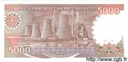 5000 Lira TURKEY  1992 P.198 UNC