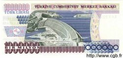 1000000 Lirasi TURCHIA  1996 P.209a FDC