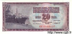 20 Dinara YUGOSLAVIA  1981 P.088b UNC