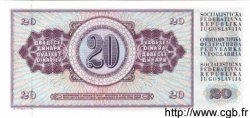 20 Dinara YUGOSLAVIA  1981 P.088b UNC