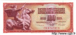 100 Dinara YUGOSLAVIA  1986 P.090c FDC