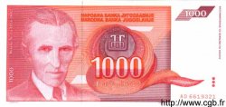 1000 Dinara YUGOSLAVIA  1992 P.114 UNC
