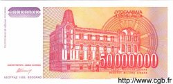 50000000 Dinara JUGOSLAWIEN  1993 P.133 ST