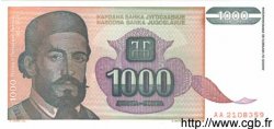 1000 Dinara YUGOSLAVIA  1994 P.140a FDC