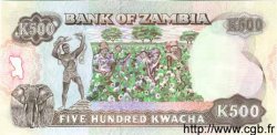 500 Kwacha ZAMBIA  1991 P.35a UNC