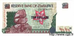 10 Dollars ZIMBABWE  1997 P.06 UNC