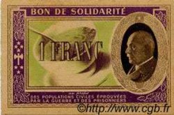1 Franc BON DE SOLIDARITÉ FRANCE régionalisme et divers  1941 KL.02A pr.NEUF