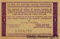 1 Franc BON DE SOLIDARITÉ FRANCE régionalisme et divers  1941 KL.02A pr.NEUF