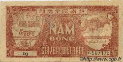 5 Dong VIETNAM  1948 P.017a MBC