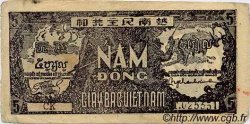 5 Dong VIETNAM  1948 P.017a F
