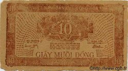 10 Dong VIETNAM  1948 P.020d F