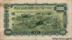 5000 Dong VIETNAM  1953 P.066a fSS to SS