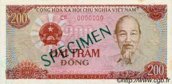 200 Dong Spécimen VIETNAM  1987 P.100s q.FDC
