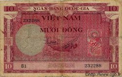 10 Dong SOUTH VIETNAM  1955 P.03a G